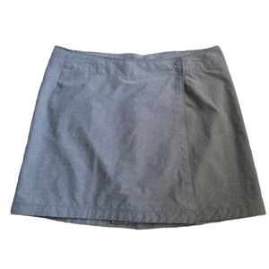 Merrell Women’s Heather Brown Opti-Wick‎ Wrap Mini Skirt Sz. 8R